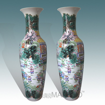 Vase landed ceramic technology with the modern decoration hand-painted pastel vase hundred words figure hand-painted vases