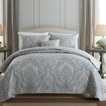 Foreign trade American cotton quilted air conditioning summer cover three-piece European cotton cotton Thick bed sheet cover