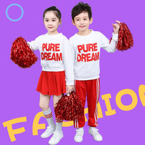 Childrens games performance suit Girl cheerleading costume Childrens dance suit Autumn long sleeve La La performance suit