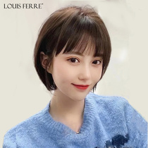 Wig real hair full real hair suitable for round face hairstyle simulation Natural All real short hair female Xia Bo Boo full head cover