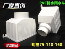 Water Catchment Eatery Gutter Water Falling Accessories Sewer Pipe Connector Funnel Pipe Rain Leaking Eatery Under Eatery Rain plastic