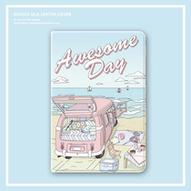 Applicable millet flat 4 protective sleeves seaside picnic pluss new girl heart 10 1 inch leather sleeve 4-generation tablet 8 inch cute cartoon creative anti-fall full package silica gel mesh red soft shell