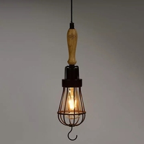 Old Chen recommends British Gentlemens Hardware retro solid wood handheld chandelier LED bulb