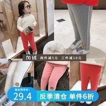 (Off-code clearance)Baby autumn and winter cartoon pants Girls foreign style leggings