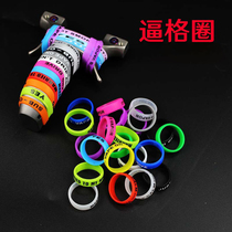 Slingshot anti-slip ring sweat suction belt winding bow belt silicone decorative ring silicone ring anti-drop ring elastic hand glue anti-force ring
