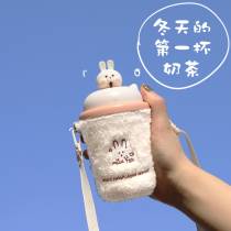 Milk tea warm hands treasure two-in-one portable self-heating students carry small hot mini explosion-proof