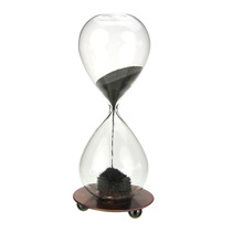 Retro nostalgic creative glass magnet hourglass ornament color magnetic boutique small gift gift gift to friends gift