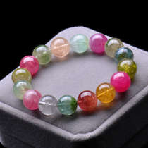 Beads 12 5mm Weight 49 8G Brazilian Natural Tourmaline Bracelet 25433