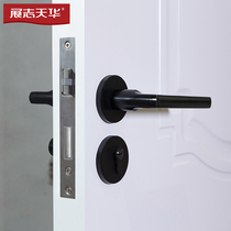 Zhanzhi Tianhua wooden door bedroom interior door glass kitchen bathroom door silent anti-theft lock non-electronic password lock T-002