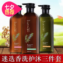 Dreamfea shampoo Rosemary shower gel Shampoo conditioner Plant essence in addition to mite artifact washing and care set