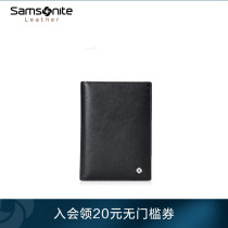  Samsonite card bag mens passport holder protective cover Multi-card ID bag wallet Drivers license passport bag new style