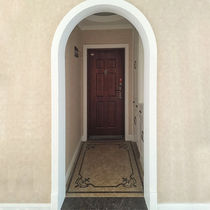 Simple-European arched door set of arched Pass Mouth Sleeve Semi-circular Living Room Decorative Door Frame Line Solid Wood Composite Profiled Custom