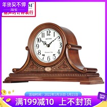 Lisheng living room solid wood European style retro clock home living room bedroom ornaments fashion pendulum clock hour hour hour hour hour