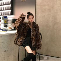 Winter BAO WEN coat women's thick 2021 new autumn and winter Joker Korean version of loose retro plush jacket women's winter