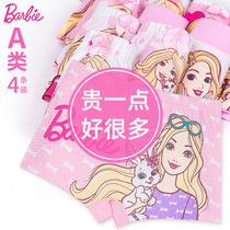 Barbie Girls Panties Pure cotton flat triangle does not clip pp childrens shorts Female childrens four corners of the little girl flat pants