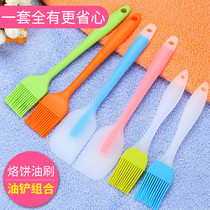 Silicone shovel shovel Silicone oil rubber small brush Oil brush brush egg liquid household high temperature one-piece pancake combination