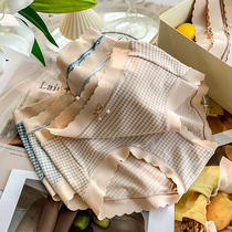 Modal underwear womens pure cotton antibacterial crotch Japanese cotton girl student seamless mid-waist womens triangle shorts head