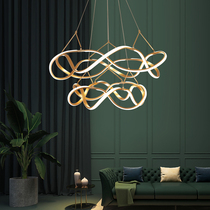 Art chandelier light luxury post-modern simple living room lamp atmospheric high-end creative bedroom restaurant Nordic lamp lighting