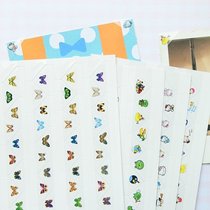 New DIY corner stickers Handmade album special adhesive corner stickers Foot stickers Cartoon pattern DIY photo corner stickers 44 pieces