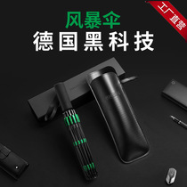 ZUODU left full automatic storm parachute man to strengthen and thicken folding storm and wind resistance large umbrella