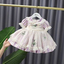 South Korea Loretta Womens Baby Girls Gown Dress Girls Dress Girl Summer Dress Baby Princess Skirt Summer Childrens Dress