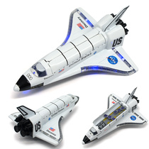 Caiper Columbia shuttle Space ship Space shuttle Alloy pullback model toy