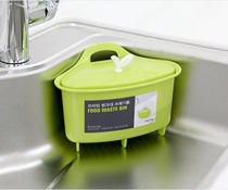 South Koreas ChangSin ChangSin sink corner with cover garbage drain basket kitchen sink wet garbage storage bucket