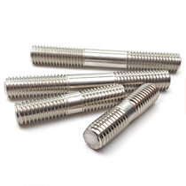 304 stainless steel double head screw rod two-teeth screw bolt screw connection studs m18