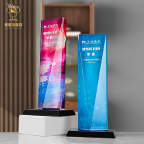 Crystal Trophy Customized Creative Teachers Day Commendation Honor Awards Excellent Staff Competition Champion Souvenir Gift