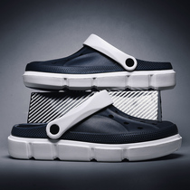Sandals summer hole shoes mens non-slip soft bottom sandals mens tide sandals outdoor slippers Mens Garden shoes