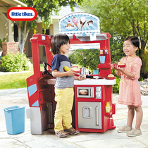 Childrens simulation kitchen toy set role-playing takeaway shop small TEK two-in-one fast food truck