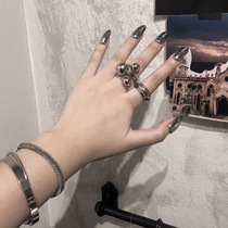 Net Red hip-hop three-dimensional pattern centipede hand decoration European and American Korean bracelet stainless steel simple personality student tide bracelet female