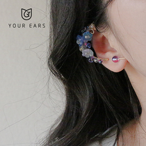 YOUR EARS original design hand made 14K gold elf earrings earrings ear hanging forest temperament earrings without ear hole
