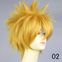 (Yellow) anti-upturned Cosplay wig Naruto Whirlpool Naruto death Kurosaki Ichigo
