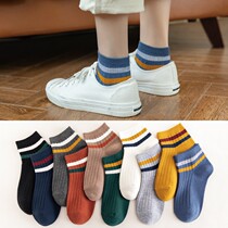 Socks womens socks summer season ins cute Japanese boat Socks spring and autumn solid color autumn shallow socks women
