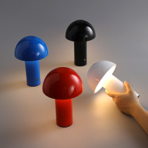 Mushroom desk lamp Nordic ins minimalist modern creative living room bedroom bedside study geometric touch wireless charging