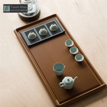 Touch Miss electric Wood tea tray creative simple home kung fu tea set tea table rectangular large tea tray