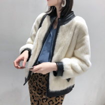 zqqz imported whole mink coat women 2020 new slim tide fashion short mink fur coat D107