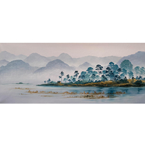 Tong Dtranscript Riverside Realistic Cloth Surface Oil Painting Living Room bedroom Decorative Painting Collection Pure Hand Plotter