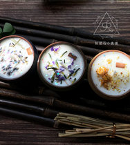 Hand-made scented candles for flowers and plants soybean wax beeswax sleep-assisted meditation candles