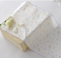 Class A baby cotton gauze handkerchief Baby bath towel Gauze handkerchief Newborn rectangular feeding towel 2 sets