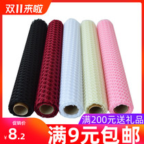 Small gardener Korea round hole net flower gauze flower mesh flower bouquet packaging mesh hollow roving hollow roving mesh