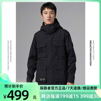 Pathfinder Submachine Clothing Male 20 Autumn Winter Outdoor Multi-pocket Waterproof Sleeve Suede Three-in-one Mountaineering TAWI91703
