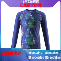 Reima summer swimsuit boy swimming T-shirt quick-drying sunscreen UV50 full-body printed swimming long sleeve 536273