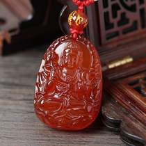 The new Bodhisattva Zodiac pendant opens natural red agate potential to twelve horses the patron saint of the Buddha and the men and women of the twelve horses the patron saint of the Buddha and the women of the twelve horses