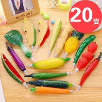 Creative children learn stationery small gifts for primary school students gift Christmas prizes fruit vegetable ballpoint pen