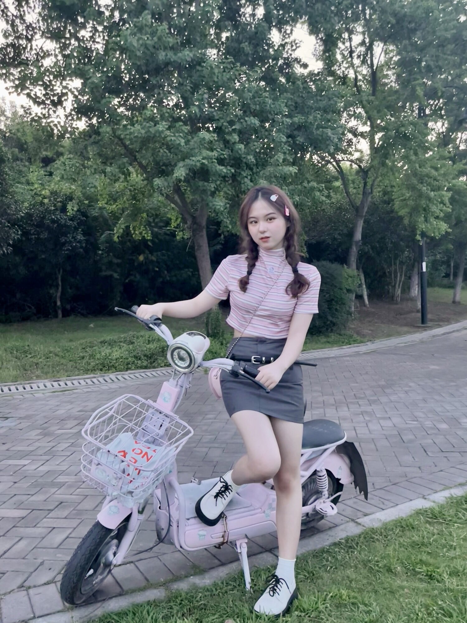 达芙妮春季厚底乐福鞋，英伦风厚底增高3-4cm小个子友好一脚蹬便捷