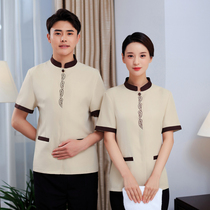 Hotel Cleaning Suit Short Sleeve Suit Property Housekeeping Keeper Clean Aunt Work Clothes Summer Room Clothing Women