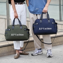 Short Travel Bag Mens Hand Travel Large Capacity Light Sports Fitness Small Short-term Luggage Bag Waterproof Business Trip Bag