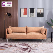 JSM new Nordic luxury sofa modern simple hotel restaurant Cafe model room photography three-person sofa